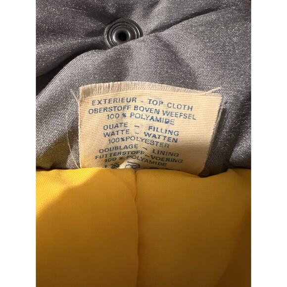 Vintage SKISS 80s 90s Kids Snowsuit 2T 86 Made In France SkiSuit Toddler Blue - Picture 7 of 8